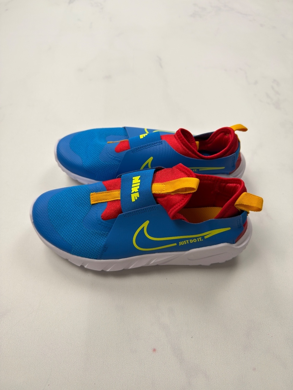 Nike Nike Flex Runner 2  Slip-On Sneakers Blue Red Yellow - Boys 6Y